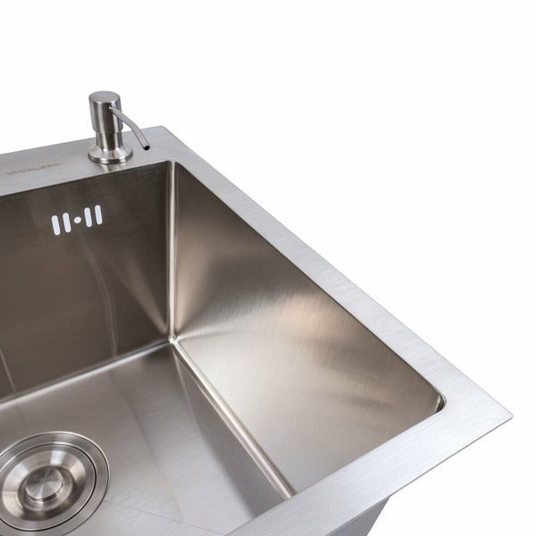 Комплект кухонной мойки Platinum Handmade HSBB 500x500x230 pl23859 фото