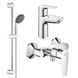 Набір змішувачів 3 в 1 для ванної кімнати Grohe QuickFix StartEdge S-Size UA202502SE CV030627 фото 2