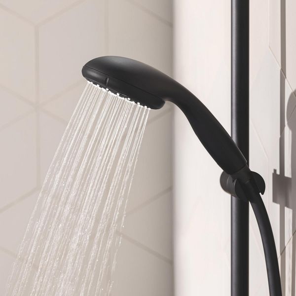 Набір змішувачів 3 в 1 для ванної кімнати Grohe QuickFix Start Black UA303304TM CV032755 фото