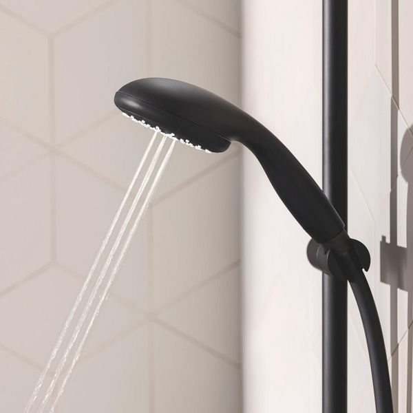 Набір змішувачів 3 в 1 для ванної кімнати Grohe QuickFix Start Black UA303304TM CV032755 фото