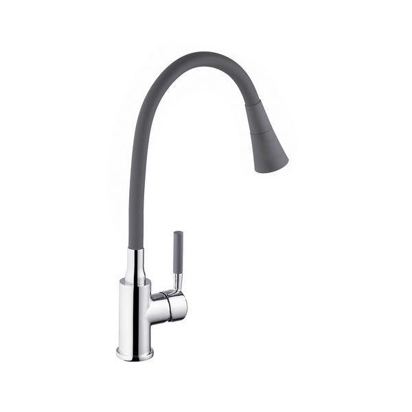 Комплект кухонной мойки Kroner KRP Derby - 6050HM Brush GRA ST27240 фото