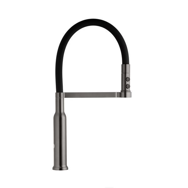 Комплект кухонной мойки 63х50HM PVD Pllen&oacute; Lazio ST07 Grafite SL43327 фото