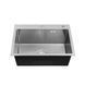 Комплект кухонной мойки Kroner KRP Derby - 5843HM Brush GRA ST27245 фото 4
