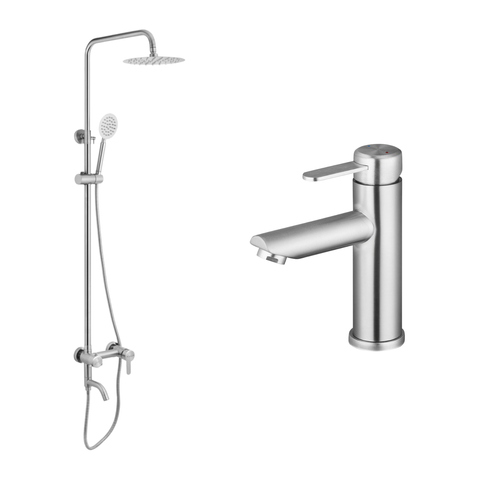 Набір 2 в 1 для ванної кімнати Agua Elposo - INOX064 SS3299 фото
