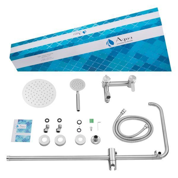 Набір 2 в 1 для ванної кімнати Agua Elposo - INOX064 SS3299 фото