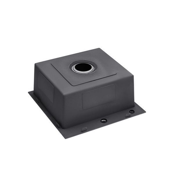 Комплект кухонної мийки Kroner KRP Derby - 5050HM Brush BLK ST27255 фото