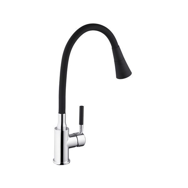 Комплект кухонної мийки Kroner KRP Derby - 5050HM Brush BLK ST27255 фото