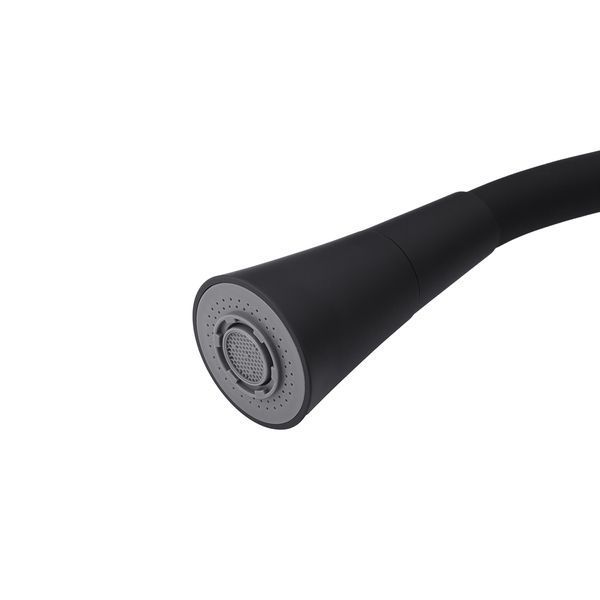 Комплект кухонної мийки Kroner KRP Derby - 5050HM Brush BLK ST27255 фото