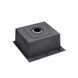 Комплект кухонної мийки Kroner KRP Derby - 5050HM Brush BLK ST27255 фото 7