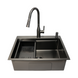 Комплект кухонной мойки 63х50HM PVD Pllen&oacute; Lazio ST08 Grafite SL43881 фото 1