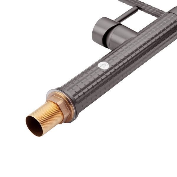 Комплект кухонной мойки 63х50HM PVD Pllen&oacute; Lazio ST05 Grafite SL33894 фото