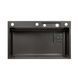 Кухонна мийка Kroner KRP Schwarze - SET7545HM PVD (3.0/0.8 мм) CV033382 фото 3
