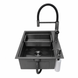 Комплект кухонной мойки 63х50HM PVD Pllen&oacute; Lazio ST05 Grafite SL33894 фото 4