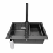 Комплект кухонной мойки 63х50HM PVD Pllen&oacute; Lazio ST05 Grafite SL33894 фото 5