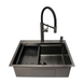 Комплект кухонной мойки 63х50HM PVD Pllen&oacute; Lazio ST05 Grafite SL33894 фото 1