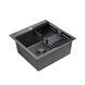 Комплект кухонної мийки KRP Schwarze - 5050HM PVD Ersel ST92467 фото 4