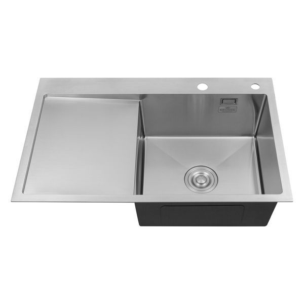 Комплект измельчитель и кухонная мойка Kroner KRP Geb&uuml;rstet - 7849RHM ST62521 фото