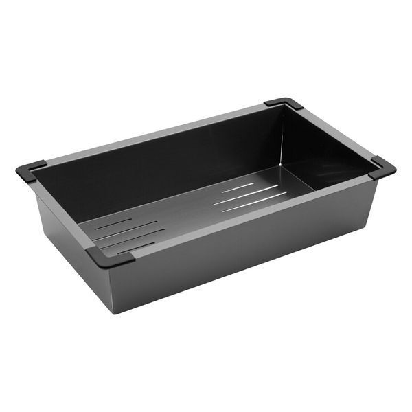 Комплект кухонной мойки Kroner KRP Geb&uuml;rstet 63х50HM ST17 GRA SL43730 фото