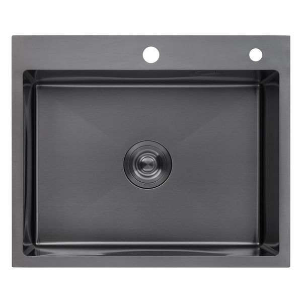 Комплект кухонної мийки Kroner KRP 6050HM PVD Ersel ST43042 фото