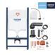 Комплект 4 в 1: Інсталяція Grohe Rapid SL 38840000 з панеллю змиву Even 38966000 + Унітаз безободковий A534UF Rimless з сидінням Slim Soft Close дюропласт (UA38840966A) CV033583 фото 4