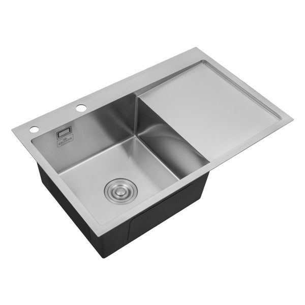 Комплект подрібнювач та кухонна мийка Kroner KRP Geb&uuml;rstet - 7849LHM ST42513 фото