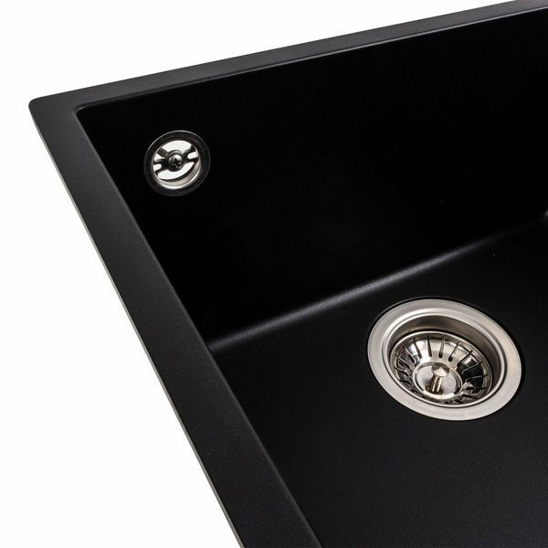Комплект кухонної мийки Platinum 4040 RUBA pl74555 фото