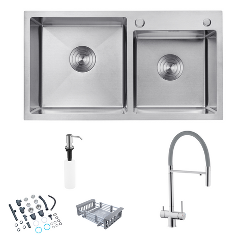 Комплект кухонної мийки KRP ESG Geb&uuml;rstet - 7843ZHM GRA ST30243 фото