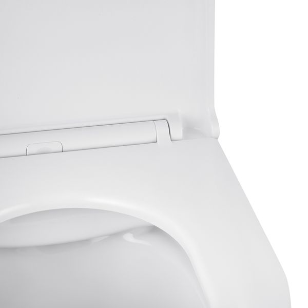 Комплект 4 в 1: Інсталяція GROHE Rapid SL 3 в 1 3884966Q + Унітаз безободковий Kroner Harz WHI493736 RIMLESS з сидінням Slim Duroplast/Soft-close/S Quick relase KH493736WHIR (3884966KH493736) CV033601 фото