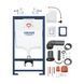 Комплект 4 в 1: Інсталяція Grohe Rapid SL 3 в 1 38772001 + Унітаз безободковий Kroner Eifel WHI493436 RIMLESS з сидінням Slim Duroplast / Soft-close / Quick relase KE493436WHIR (38772001KE493436) CV033816 фото 4