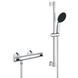 Набір змішувачів Grohe Quickfix термостат для душу з душовим гарнітуром Precision Flow THM та змішувач для раковини StartEdge S-Size UA202503TE CV030628 фото 3