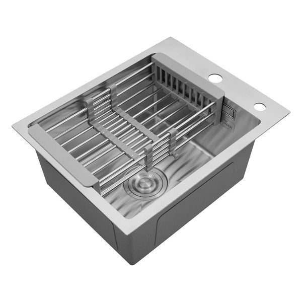 Комплект кухонной мойки Kroner KRP Geb&uuml;rstet 40х50HM ST02 SL43746 фото