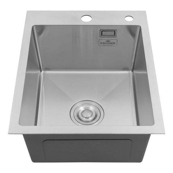 Комплект кухонной мойки Kroner KRP Geb&uuml;rstet 40х50HM ST02 SL43746 фото