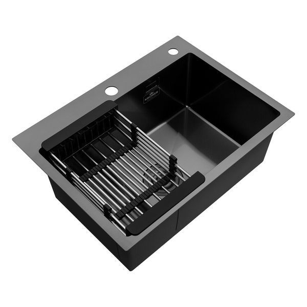 Комплект кухонної мийки Kroner KRP 5843HM PVD Klassisch ST43816 фото