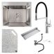 Комплект кухонної мийки Valeso 60х50HM Kitchen Line SL73857 фото 1