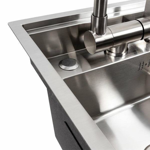 Кухонна мийка CM 40*50 прихована нержавійка Platinum Handmade 44555 фото