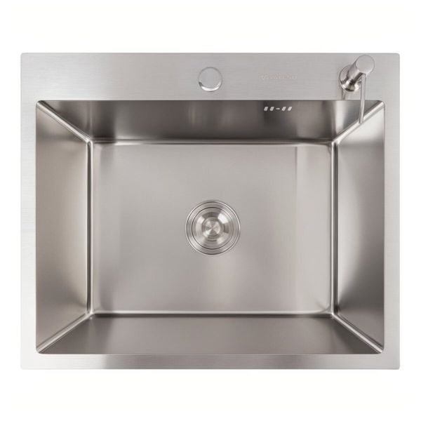 Комплект кухонной мойки Valeso 60х50HM BLK04 Kitchen Line SL73718 фото