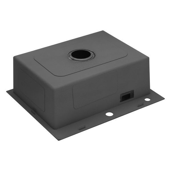 Комплект кухонної мийки Kroner KRP Schwarze 60х50HM PVD ST06 nero SL43758 фото