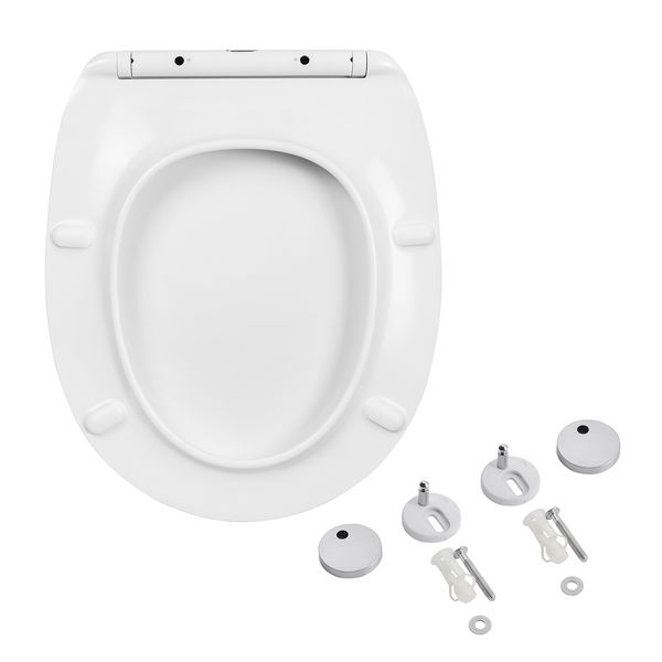 Комплект 4 в 1: Инсталляция Grohe Rapid SL 3 в 1 38772001 + Унитаз безободковый Kroner A534UF Rimless с сиденьем Slim Duroplast / Soft-close / Quick relase (38772A534UF) CV033814 фото