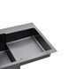 Комплект кухонної мийки KRP Schwarze LHM PVD - 7848 ST41422 фото 6