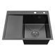 Комплект кухонної мийки Kroner KRP Schwarze 6350RHM PVD ST06 nero SL42155 фото 4