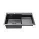 Комплект кухонної мийки KRP Schwarze LHM PVD - 7848 ST41422 фото 4