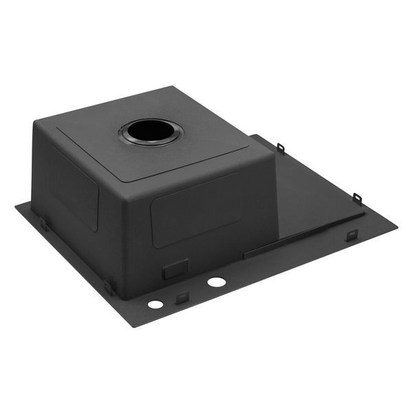 Комплект кухонної мийки Kroner KRP Schwarze 6350LHM PVD ST06 nero SL42179 фото
