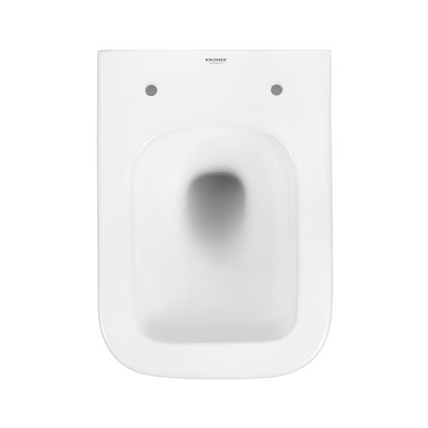Комплект 4 в 1: Інсталяція GROHE Solido 3 в 1 3884966Q + Унітаз безобідковий Kroner Eifel WHI483429 TORNADO з сидінням Slim Duroplast / Soft-close / Quick relase KE483429WHIT (3884966KE483429) CV033819 фото