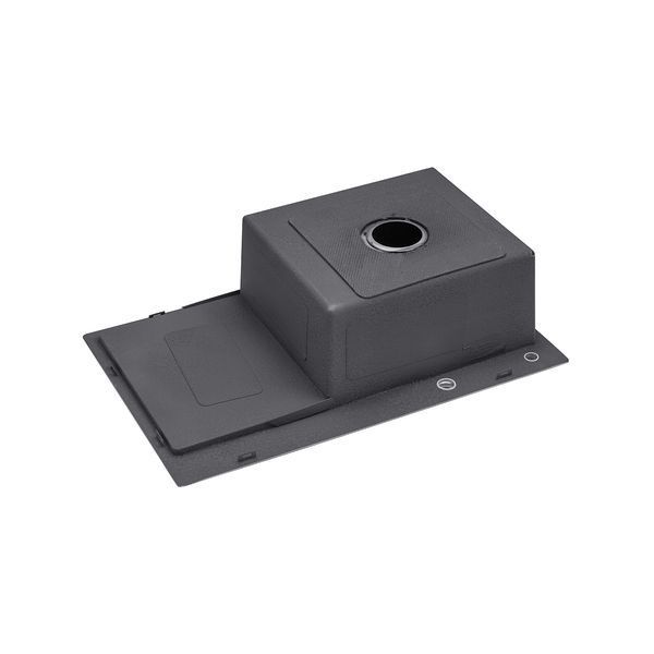 Комплект кухонної мийки Kroner KRP Schwarze - 7849RHM PVD Lazio ST430087 фото