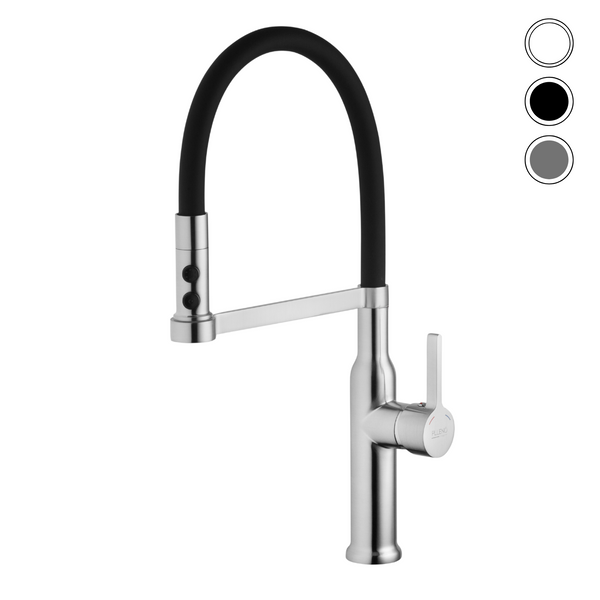 Комплект кухонної мийки Kroner KRP Geb&uuml;rstet 50х50HM ST04 BLK SL43479 фото
