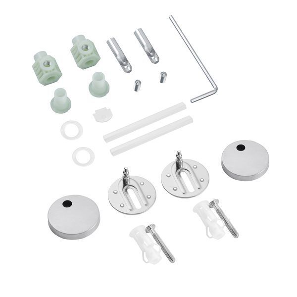 Комплект 4 в 1: Інсталяція GROHE Solido 3 в 1 3884966Q + Унітаз безобідковий Kroner Harz WHI483632 TORNADO з сидінням Slim Duroplast / Soft-close / Quick relase KH483632WHIT (3884966KH483632) CV033820 фото