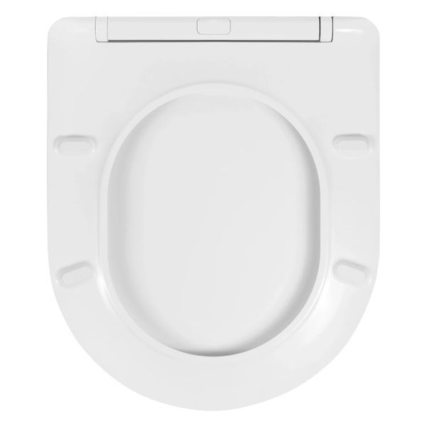 Комплект 4 в 1: Інсталяція GROHE Solido 3 в 1 3884966Q + Унітаз безобідковий Kroner Harz WHI483632 TORNADO з сидінням Slim Duroplast / Soft-close / Quick relase KH483632WHIT (3884966KH483632) CV033820 фото