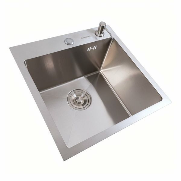 Комплект кухонної мийки Platinum Handmade HSBB 450x450x230 pl23569 фото