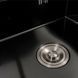 Кухонная мойка CM 50*50 скрытая PVD черная Platinum Handmade 44558 фото 6
