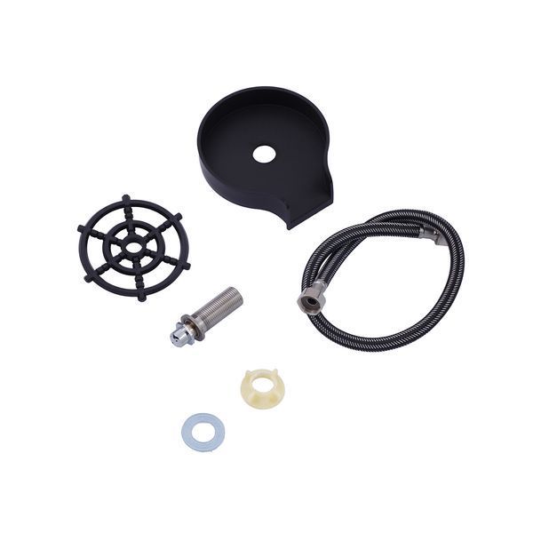 Кухонна мийка Kroner KRP Schwarze - SET7545NB PVD (3.0/0.8 мм) CV033805 фото
